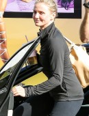 Cameron Diaz Booty in tights at the gym in Studio City-2