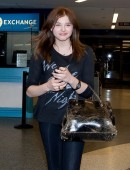 Chloe Moretz Ass shots at LAX Airport-2