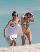 Julianne Hough and Nina Dobrev Bikini on the Beach in Miami 2