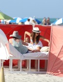 Julianne Hough and Nina Dobrev Bikini on the Beach in Miami 21