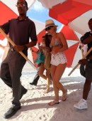 Julianne Hough and Nina Dobrev Bikini on the Beach in Miami 27