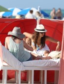 Julianne Hough and Nina Dobrev Bikini on the Beach in Miami 28