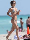 Julianne Hough and Nina Dobrev Bikini on the Beach in Miami 5