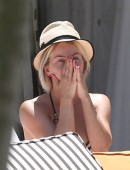 Julianne Hough in Bikini by the Pool in Miami 13