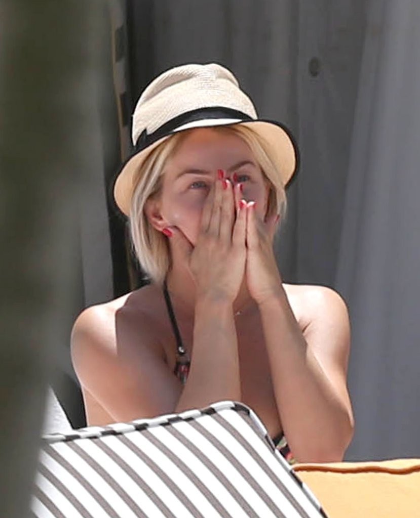 Julianne Hough in Bikini by the Pool in Miami 13