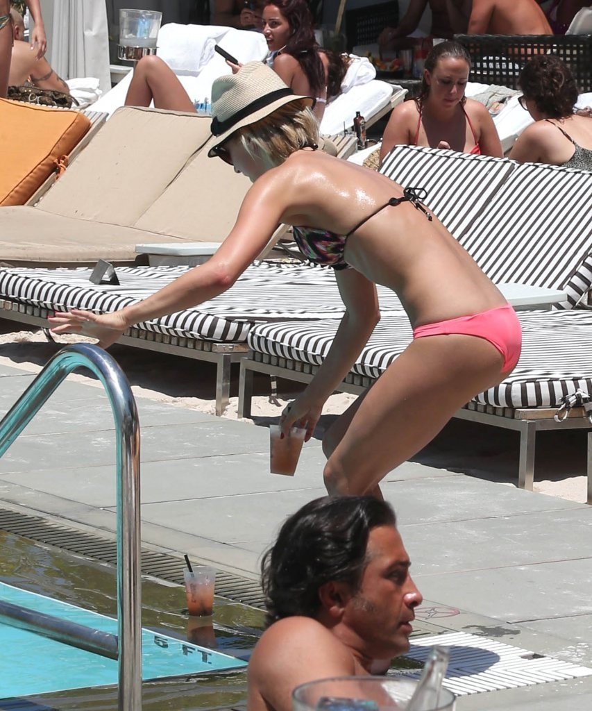 Julianne Hough in Bikini by the Pool in Miami 15