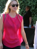 Kaley Cuoco seen at the Hollywood Charity Horse Show with William Shatner