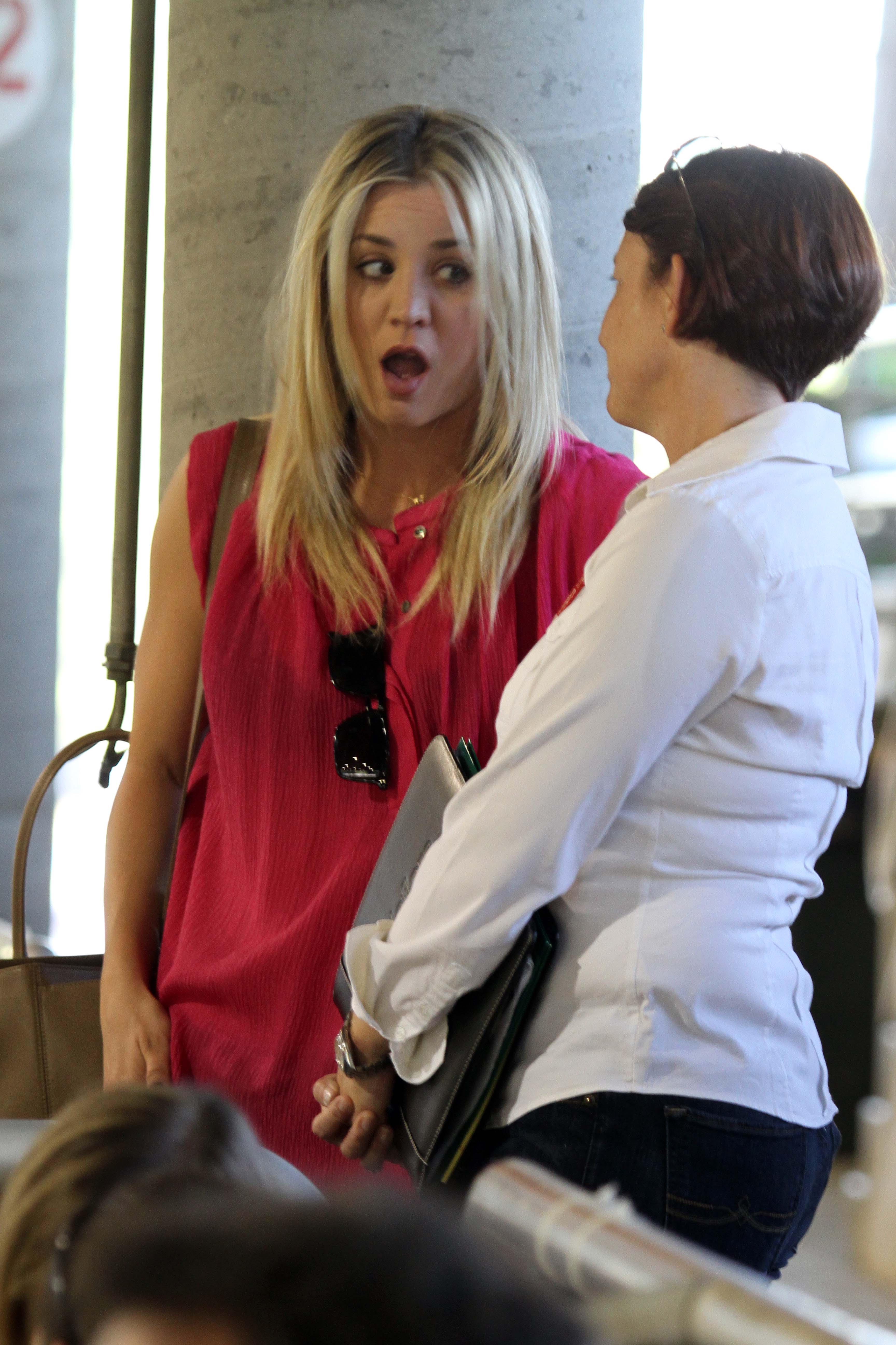 Kaley Cuoco seen at the Hollywood Charity Horse Show with William Shatner