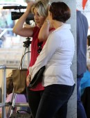 Kaley Cuoco seen at the Hollywood Charity Horse Show with William Shatner