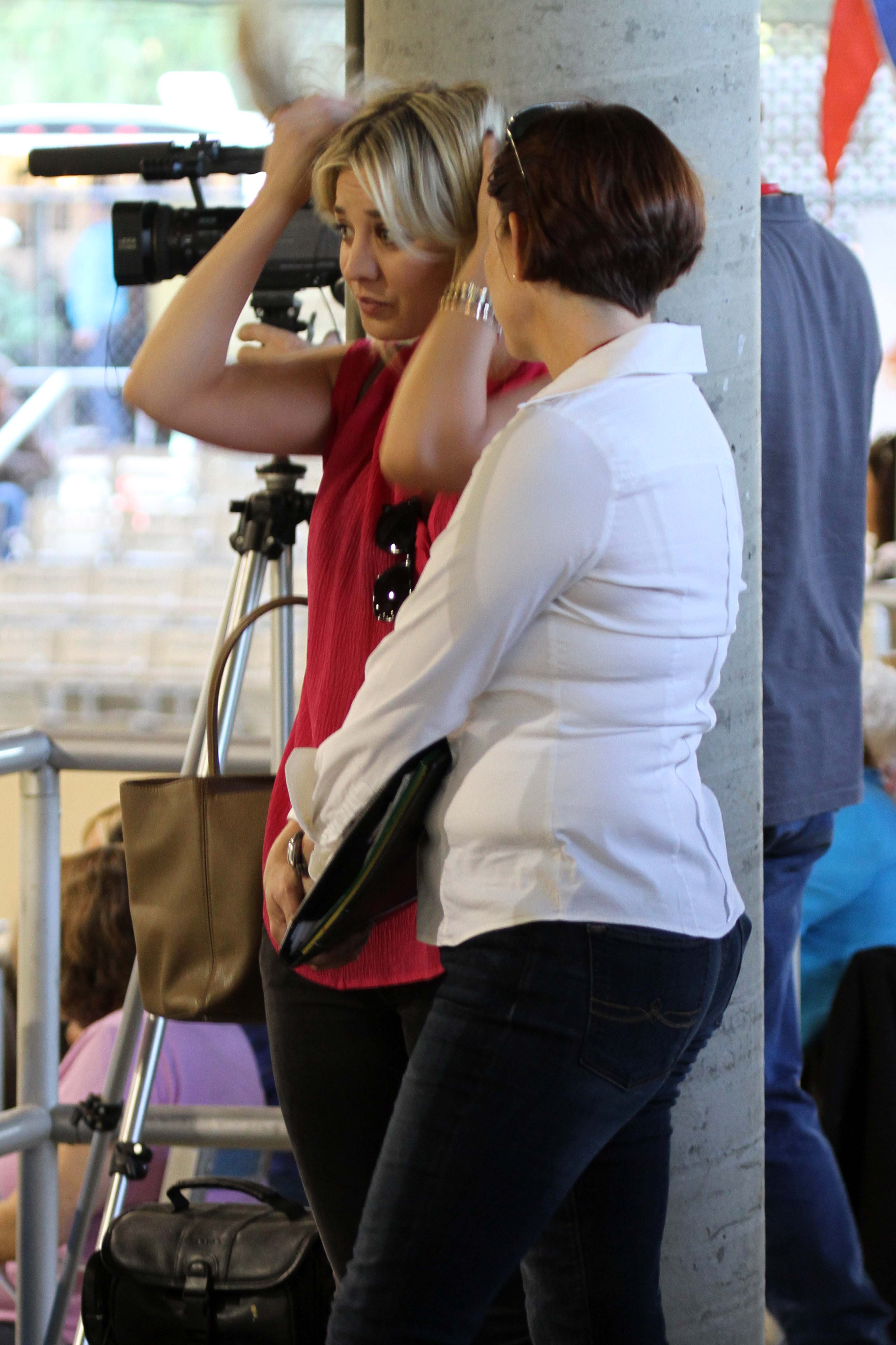 Kaley Cuoco seen at the Hollywood Charity Horse Show with William Shatner