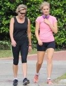 Samara-Weaving-in-shorts-Jogging--in-Sydney-6