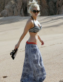 **EXCLUSIVE** Shayne Lamas soaks up the sun on the beach with her daughter Press Lamas-Richie while on vacation in Cabo
