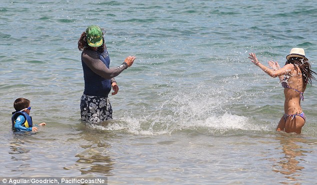Sarah-Shahi-in-Bikini-at-Beach-in-Hawaii-15