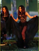 Day One of Selena Gomez Video Shoot for COME & GET IT
