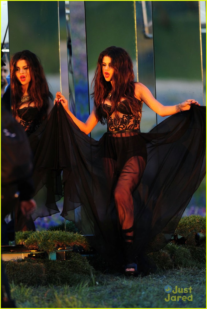 Day One of Selena Gomez Video Shoot for COME & GET IT