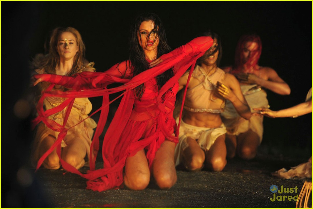 Day One of Selena Gomez Video Shoot for COME & GET IT