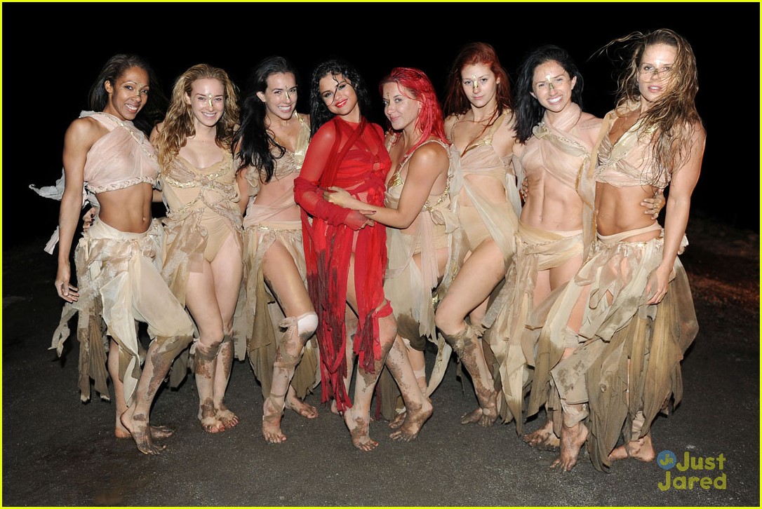 Day One of Selena Gomez Video Shoot for COME & GET IT