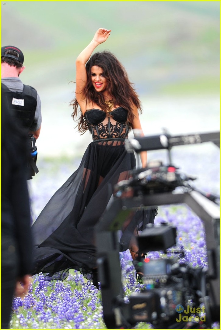 Day One of Selena Gomez Video Shoot for COME & GET IT