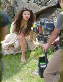 Day One of Selena Gomez Video Shoot for COME & GET IT