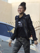 ZENDAYA COLEMAN in Tights