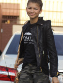 ZENDAYA COLEMAN in Tights