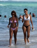 Claudia-Jordan-and-Nicole-Mitchell-in-Bikini-in-Miami-9