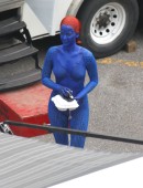 Jennifer-Lawrence-in-a-Thong-and-then-Mystique-Makeup-on-the-X-Men-Set-in-Montreal-8