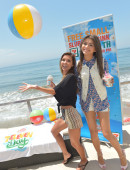 Audrina-Patridge-and-Zendaya-Coleman-at-7-Eleven’s-86th-Birthday-10