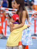 Jennette-McCurdy-and-Ariana-Grande-Filming-Nesquik-Commercial-5