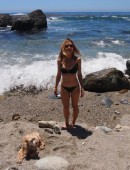 Olesya-Rulin-in-a-Bikini-in-Big-Sur-California-2