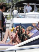 Uma-Thurman-in-Blue-Bikini-on-a-Yacht-in-St-Tropez-1