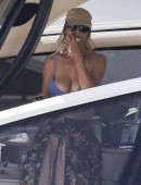 Uma-Thurman-in-Blue-Bikini-on-a-Yacht-in-St-Tropez-5
