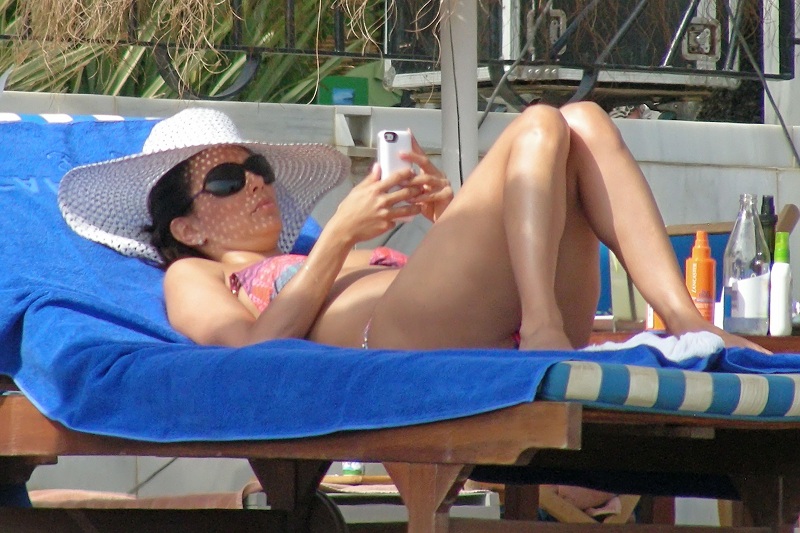 Eva Longoria and Ernesto Arguello on holiday in Marbella