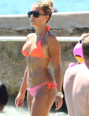 Sylvie-Van-Der-Vaart-Orange-Bikini-5