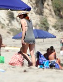 Exclusive: Alyson Hannigan in a bikini in Malibu