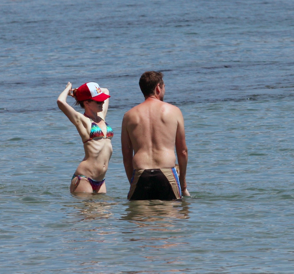 Exclusive: Alyson Hannigan in a bikini in Malibu