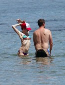 Exclusive: Alyson Hannigan in a bikini in Malibu