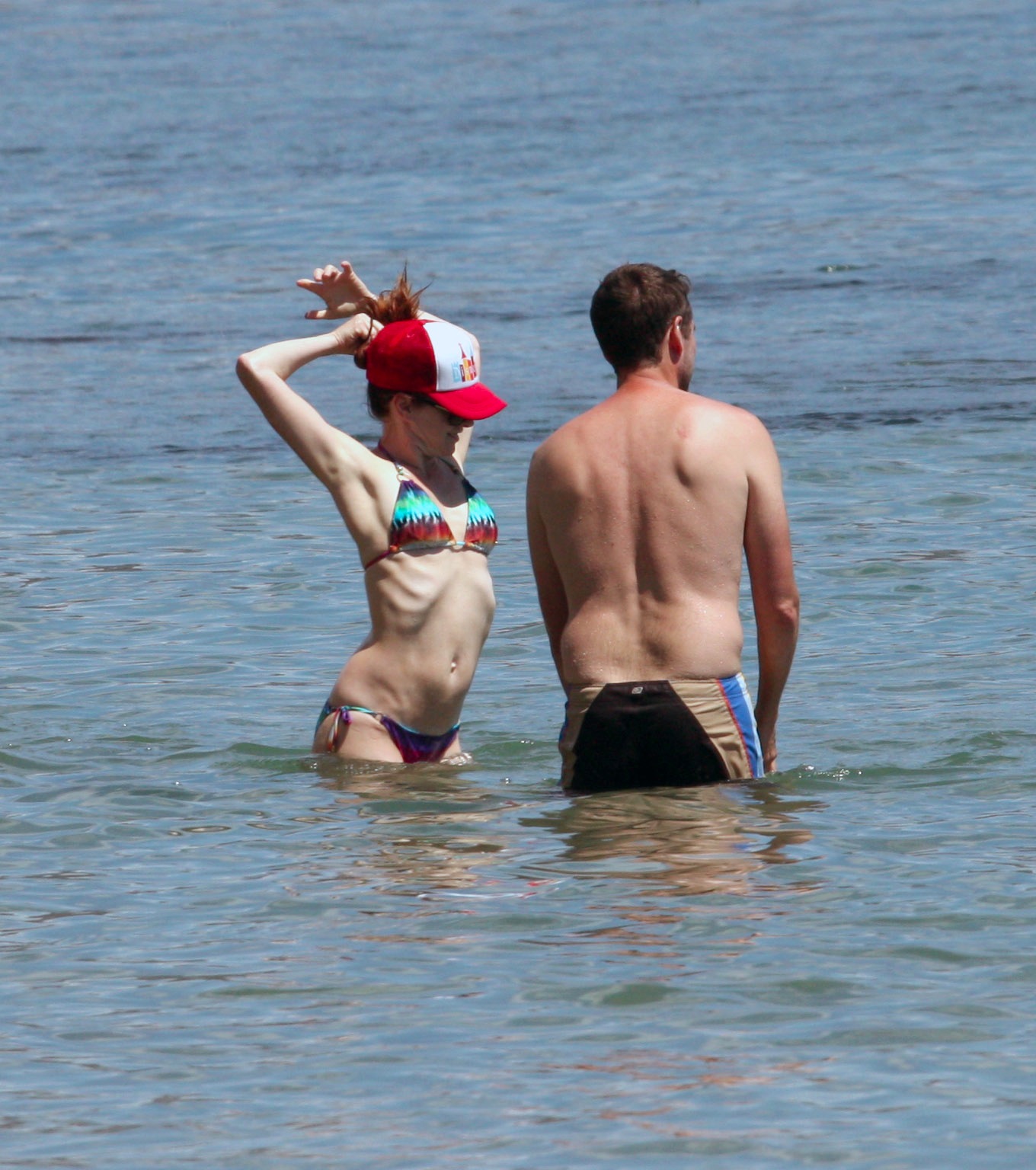 Exclusive: Alyson Hannigan in a bikini in Malibu