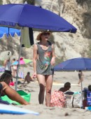 Exclusive: Alyson Hannigan in a bikini in Malibu
