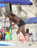 Exclusive: Alyson Hannigan in a bikini in Malibu