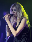 Taylor Momsen of The Pretty Reckless performs