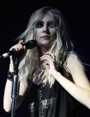 Taylor Momsen of The Pretty Reckless performs