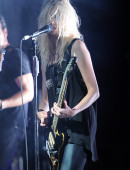 Taylor Momsen of The Pretty Reckless performs