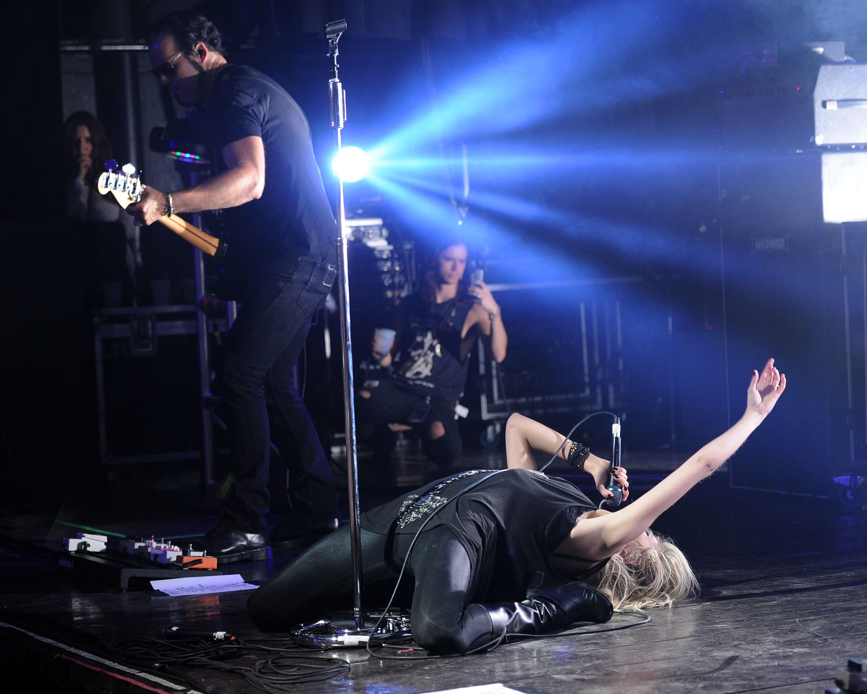 Taylor Momsen of The Pretty Reckless performs
