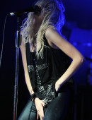 Taylor Momsen of The Pretty Reckless performs