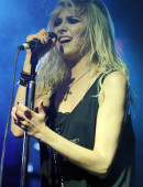 Taylor Momsen of The Pretty Reckless performs