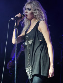Taylor Momsen of The Pretty Reckless performs