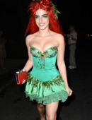 Jessica Lowndes Leaves a Halloween Party