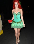 Jessica Lowndes Leaves a Halloween Party
