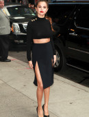 Selena Gomez arrives at the Ed Sullivan Theater